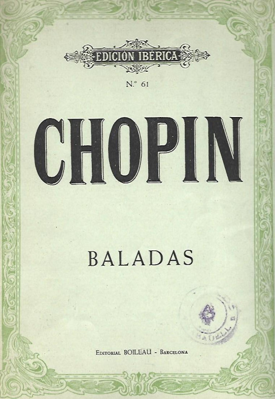 CHOPIN BALADAS