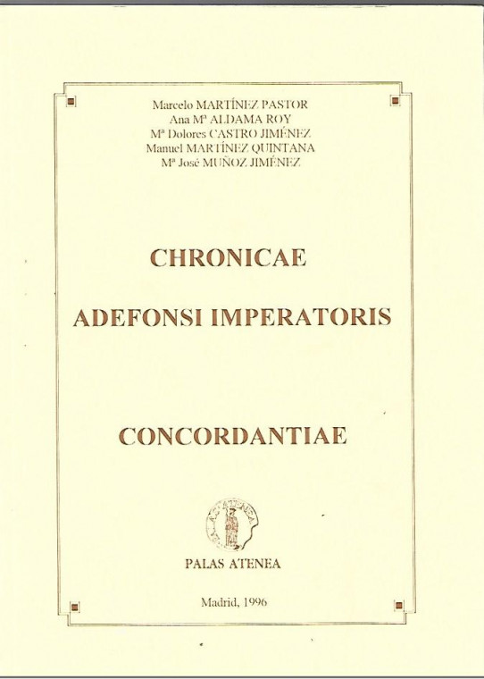 CHRONICAE ADEFONSI IMPERATORIS CONCORDANTIAE