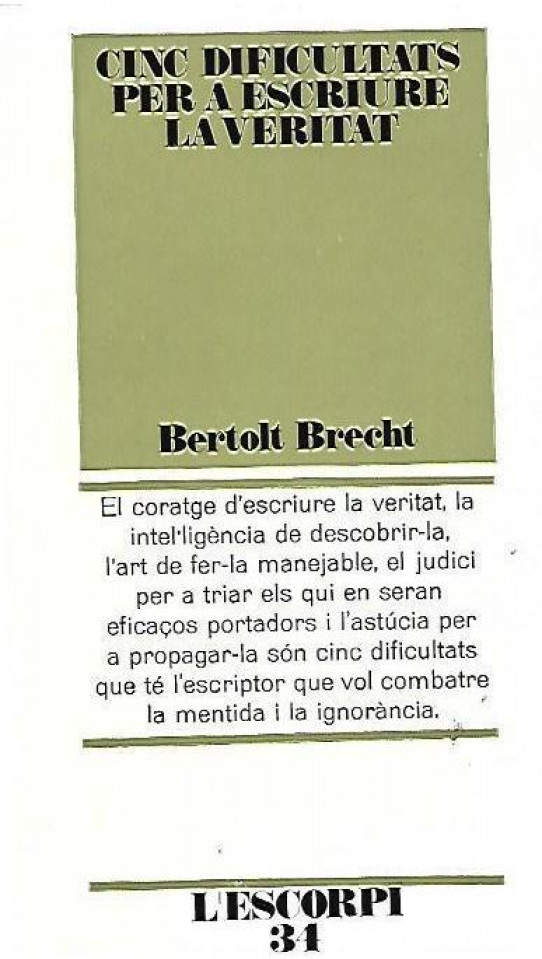 CINC DIFICULTATS PER ESCRIURE LA VERITAT