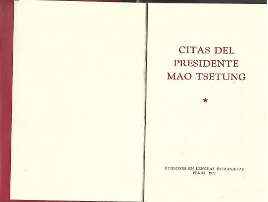 CITAS DEL PRESIDENTE MAO TSETUNG