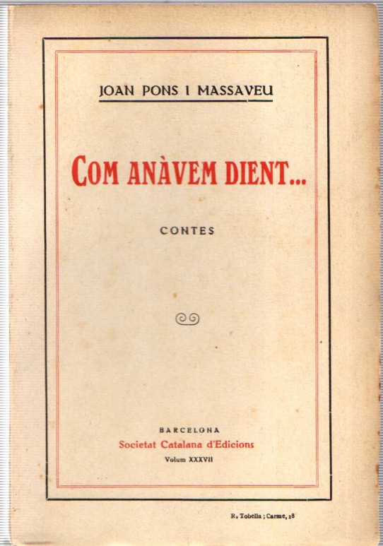 COM ANÀVEM DIENT...