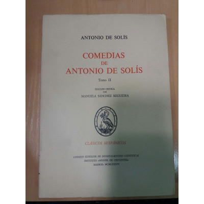 Comedia de Antonio de Solís (2 tomos) / Antonio de Solís