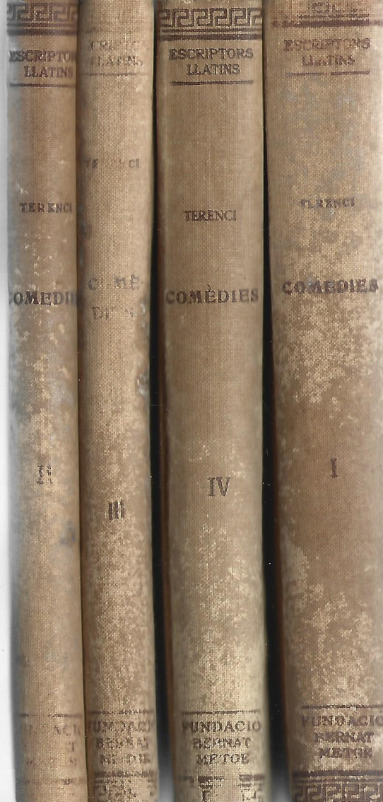 COMEDIES 4 Vols. (P. Terencia Afer)
