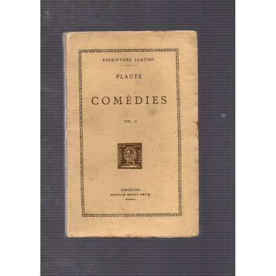 Comèdies Vol. II / Plaute