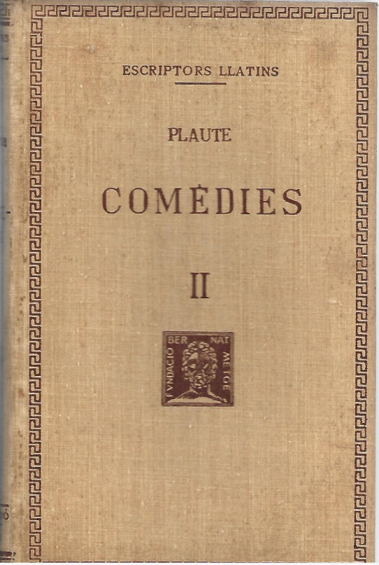 COMEDIES Volum II (Plaute)