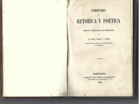 Compendio de retórica y poética