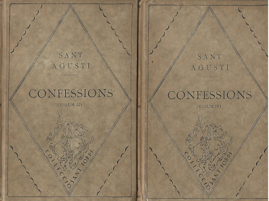 CONFESSIONS DE SANT AGUSTÍ (4 VOLUMS)