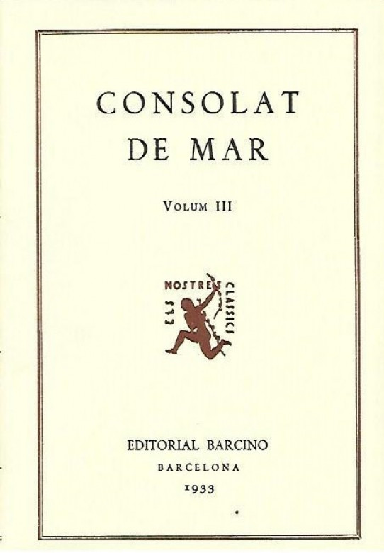 CONSOLAT DE MAR  3 Volums
