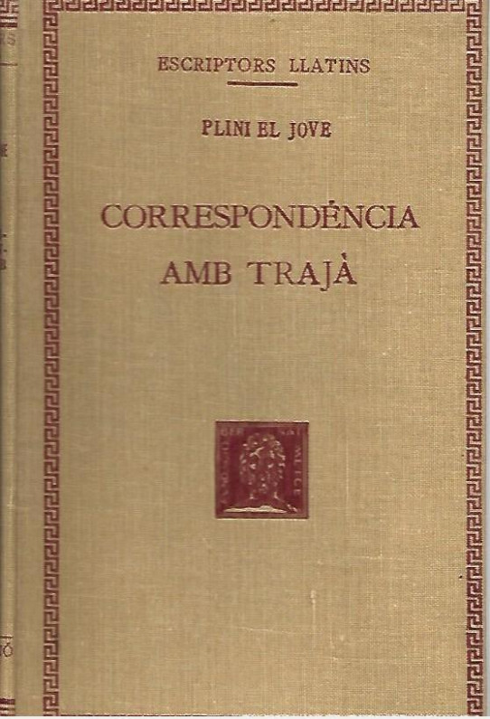 CORRESPONDENCIA AMB TRAJA  (Plini el Jove)