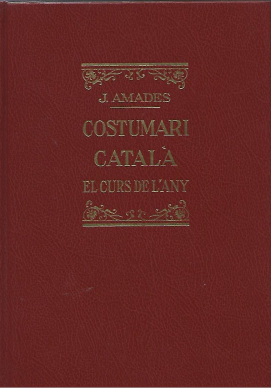 COSTUMARI CATALÀ  El curs de l'any 5 volums