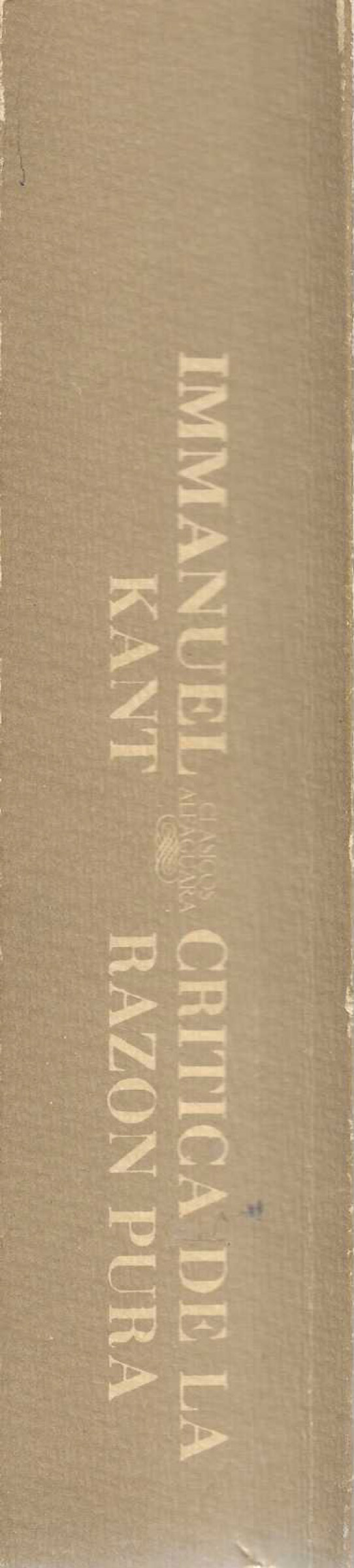 CRÍTICA DE A RAZÓN PURA