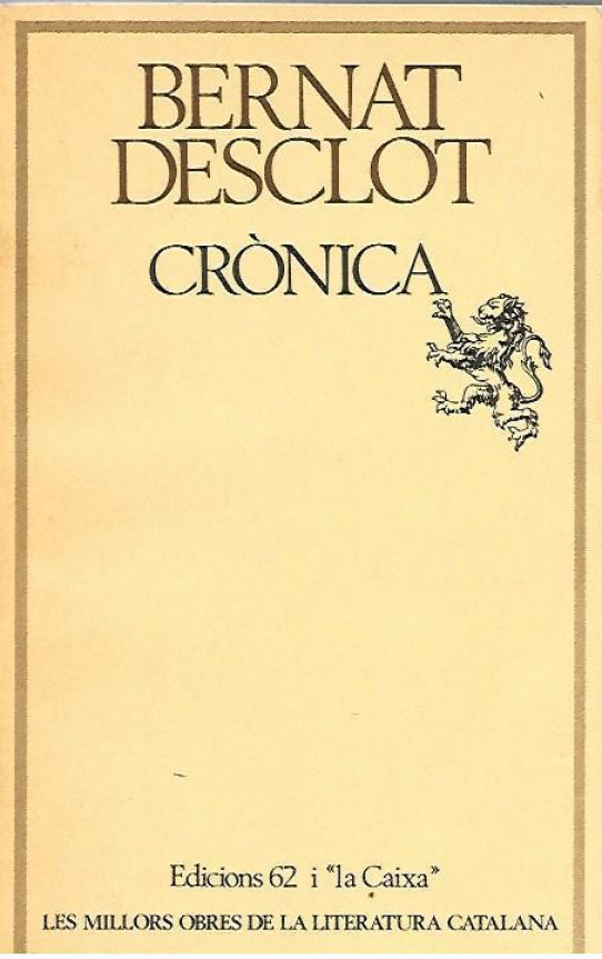 CRONICA  (Bernat Desclot)