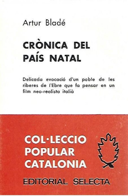 CRONICA DEL PAIS NATAL  (Vida i mort d'un petit món)
