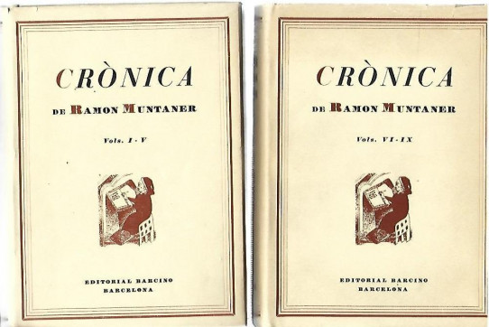 CRONICA. (Ramon Muntaner) IX Volums en 2 Tomos