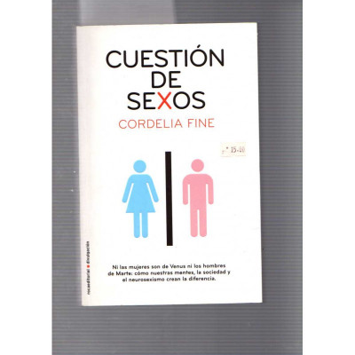 Cuestión de sexos / Cordelia Fine