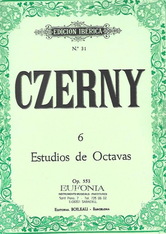 CZERNY. 6 ESTUDIOS DE OCTAVAS