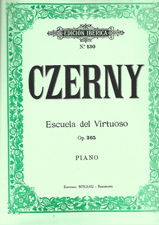 CZERNY  Rscuela del Virtuoso Op. 365  PIANO