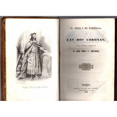 D. Juan I de Castilla, ó, Las dos coronas : novela histórica / José Ribot y Fontseré