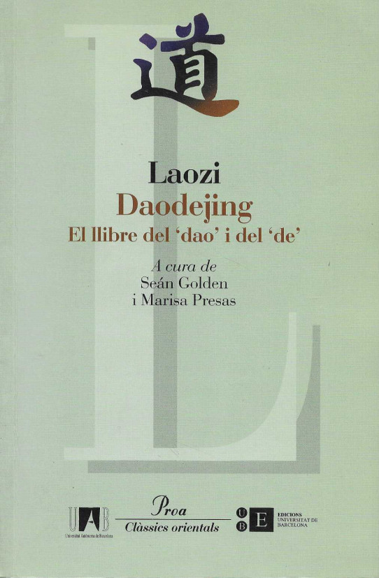 Daodejing. El llibre del 'dao' i del 'de'