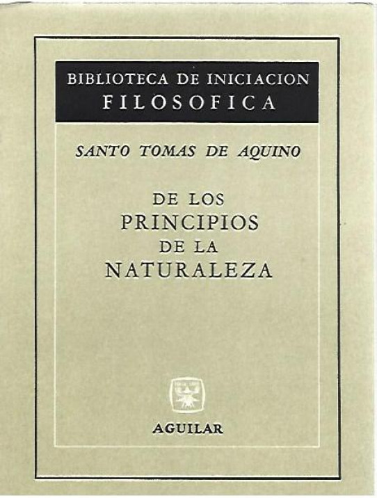 DE LOS PRINCIPIOS DE LA NATURALEZA