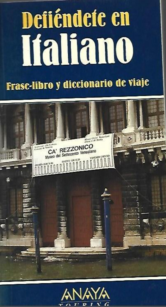 Defiendete emn ITALIANO. Frase-libro y diccionario de viaje.