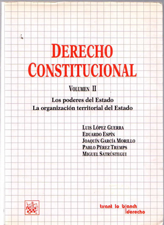 DERECHO CONSTITUCIONAL VOLUMEN II