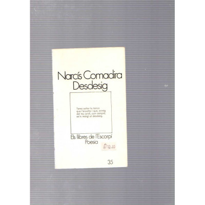 Desdesig / Narcís Comadira