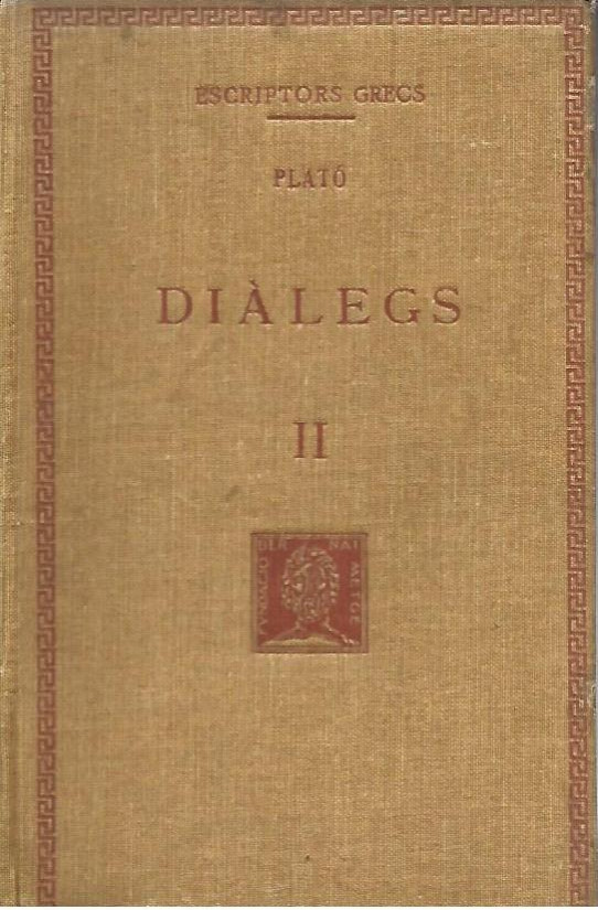 DIALEGS Volum II (Plató)