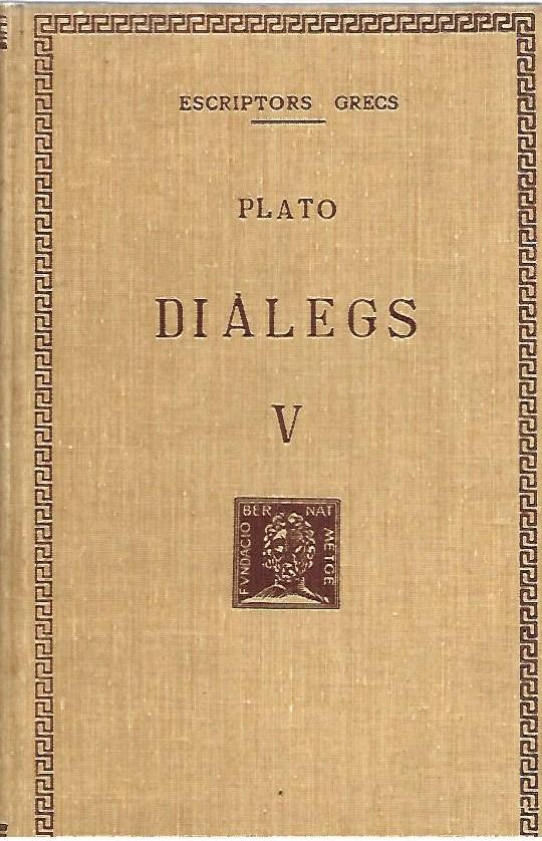 DIALEGS Volum V (Plató)