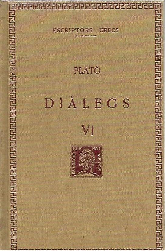 DIALEGS Volum VI (Plató)