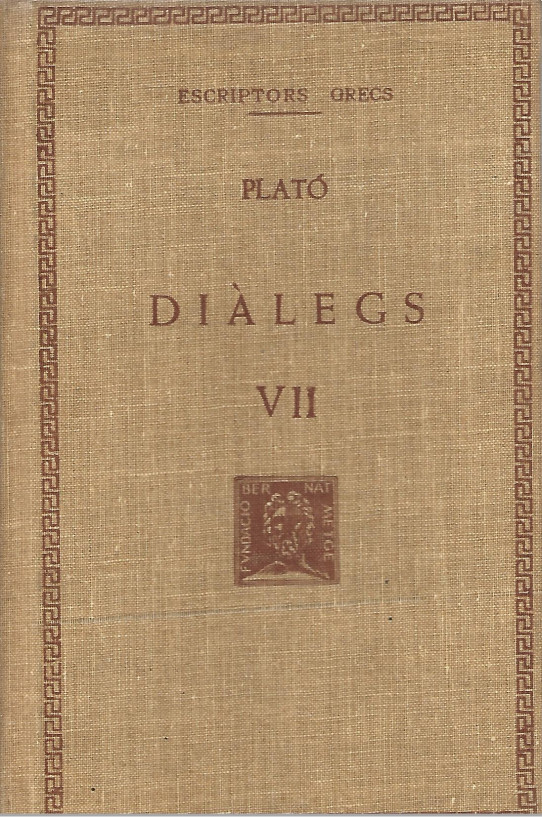 DIALEGS Volum VII FEDO  (Plató)