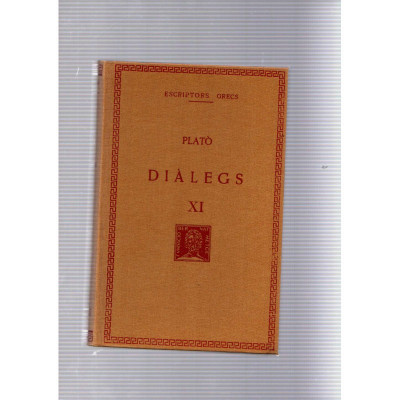 Diàlegs XI / Plató