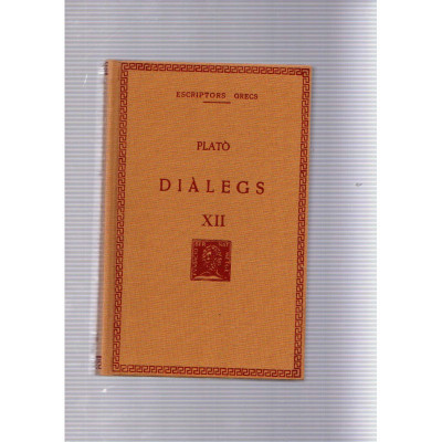 Diàlegs XII / Plató