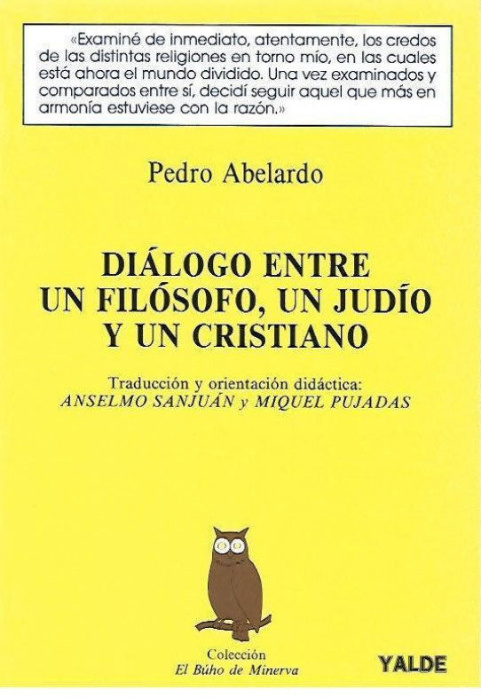 DIALOGO ENTRE UN FILOSOFO, UN JUDIO Y UN CRISTANAO