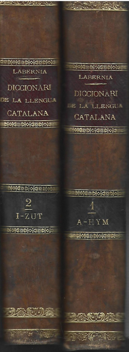 DICCIONARI DE LA LLENGUA CATALANA. 2 Volums  (Labernia)