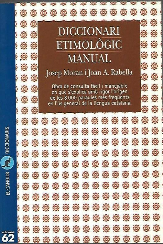 DICCIONARI ETIMOLOGIC MANUAL