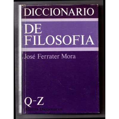Diccionario de filosofía / José Ferrater Mora