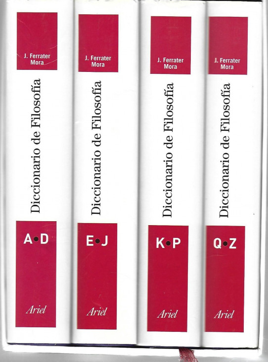 DICCIONARIO DE FILOSOFIA 4 Volumenes