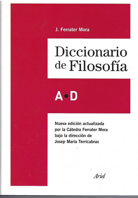 DICCIONARIO DE FILOSOFIA 4 Volumenes