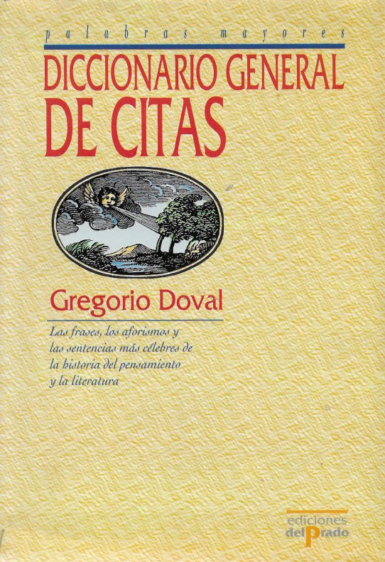 Diccionario General de Citas. Palabras mayore.