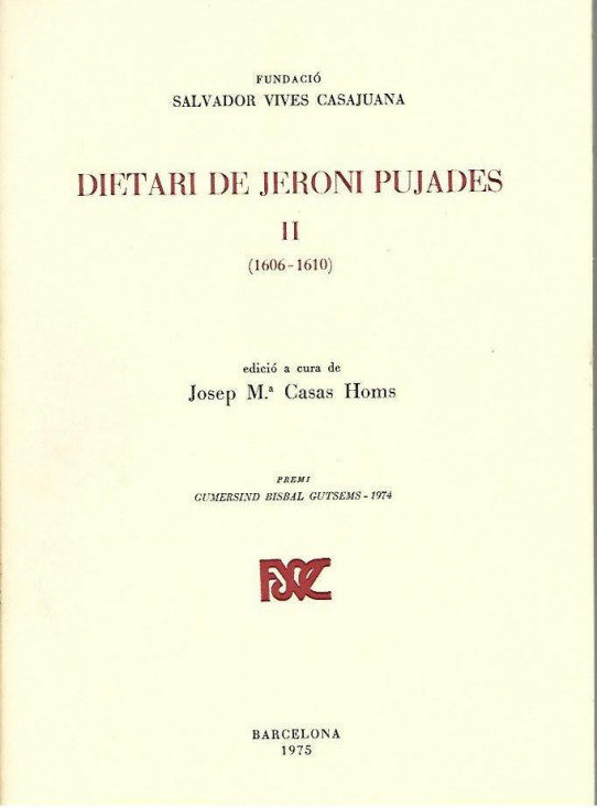 DIETARI DE JERONI PUJADES  4 VOLUMS (1601-1630)