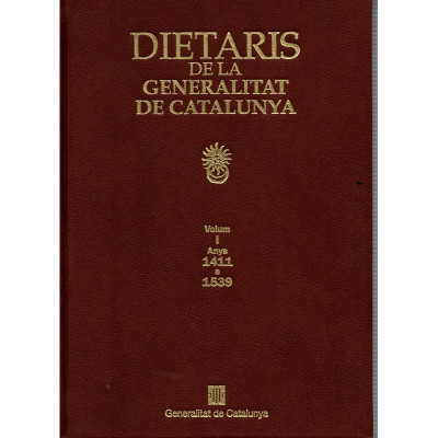 Dietaris de la Generalitat de Catalunya (5 vol.) / Generalitat de Catalunya