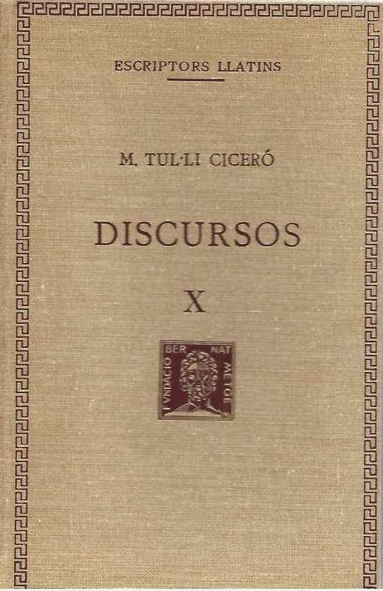 DISCURSOS Volum X (M. Tuli Cicero)