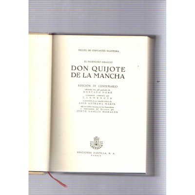 Don Quijote de la Mancha / Miguel de Cervantes