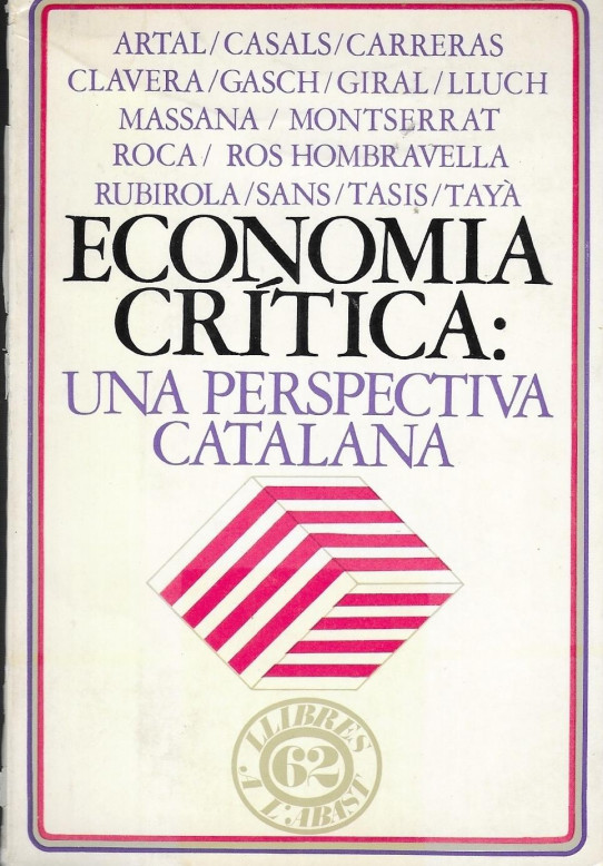 ECONOMIA CRÍTICA: UNA PERSPECTIVA CATALANA