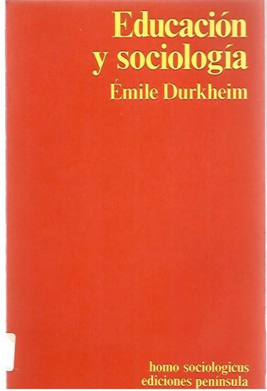 EDUCACION Y SOCIOLOGIA