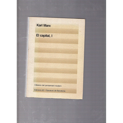 El capital, I. / Karl Marx