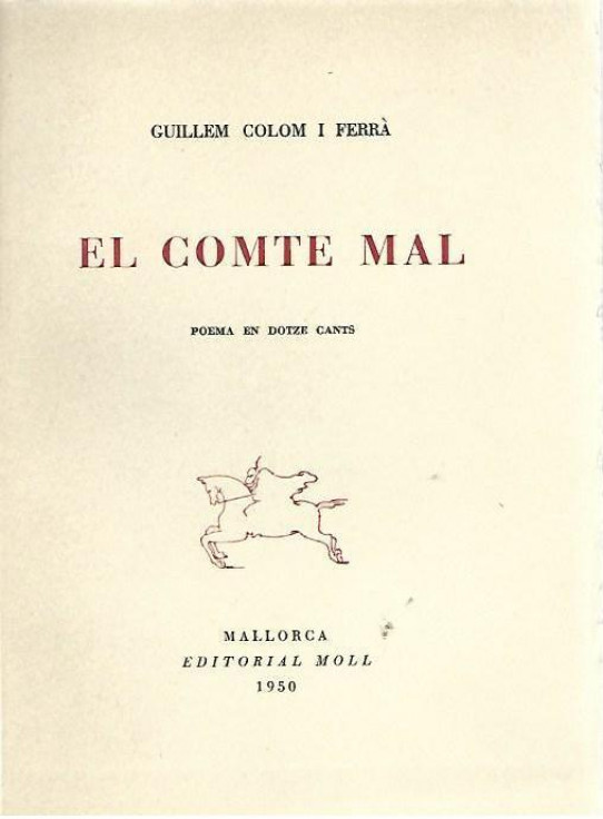EL COMTE MAL  (Poesia)