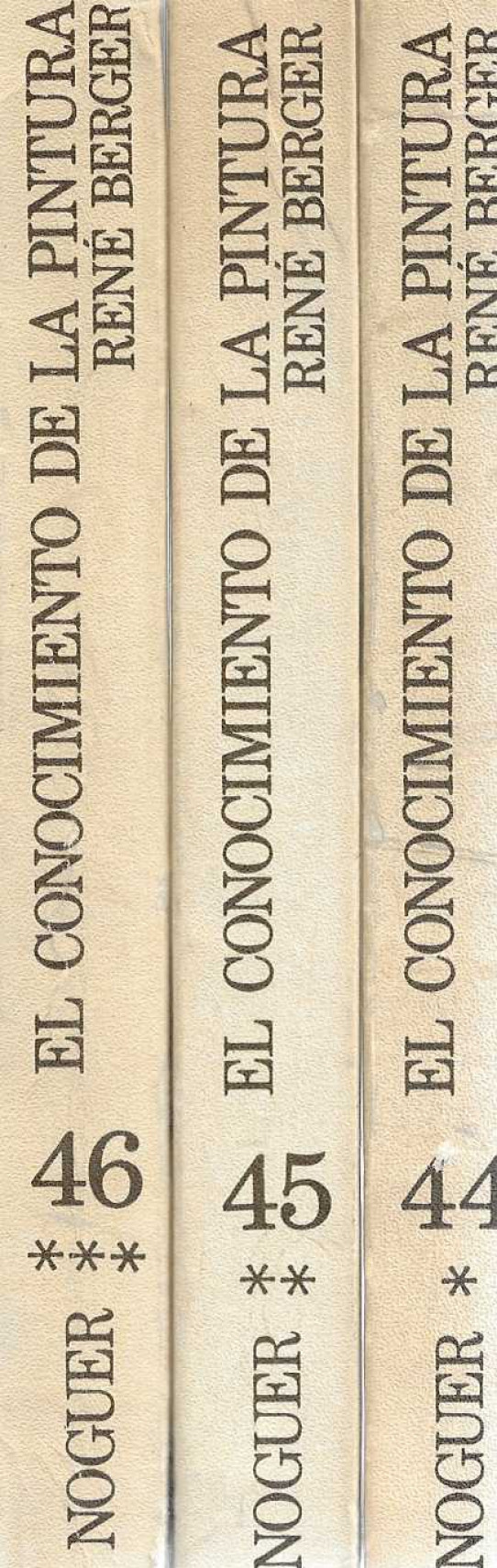 EL CONOCIMIENTO DE LA PINTURA. (TRES VOLÚMENES)
