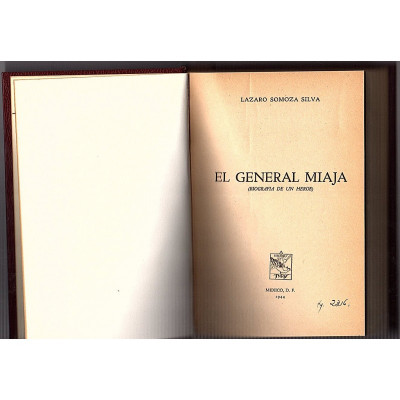 El general Miaja (biografi?a de un he?roe)./ La?zaro Somoza Silva